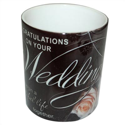 "Mug with Wedding Message code 023 - Click here to View more details about this Product